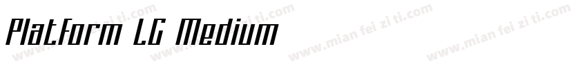 Platform LC Medium字体转换